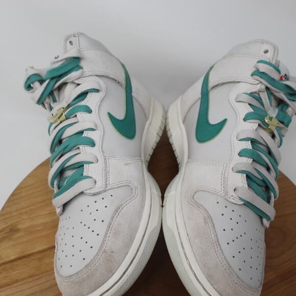 Nike Shoes Mens 9.5 Dunk High SE First Use White Green DH0960-001 Streetwear main image 6